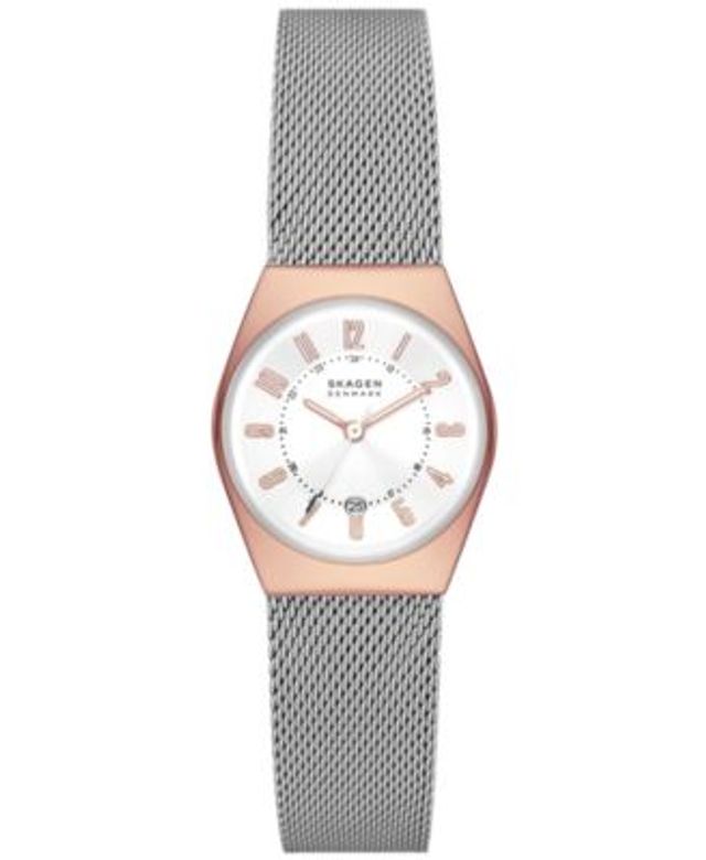 Skagen Women's Grenen Lille Solar Halo Gold-Tone Stainless Steel