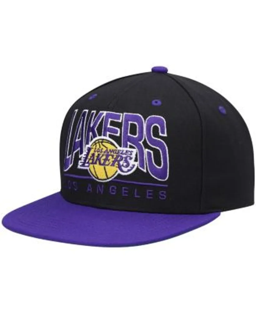 Mitchell & Ness Men's Black Los Angeles Lakers City Arch Snapback