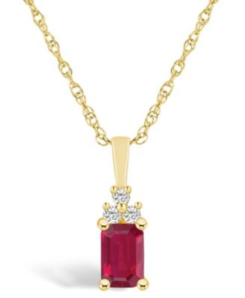 Red necklace macys store