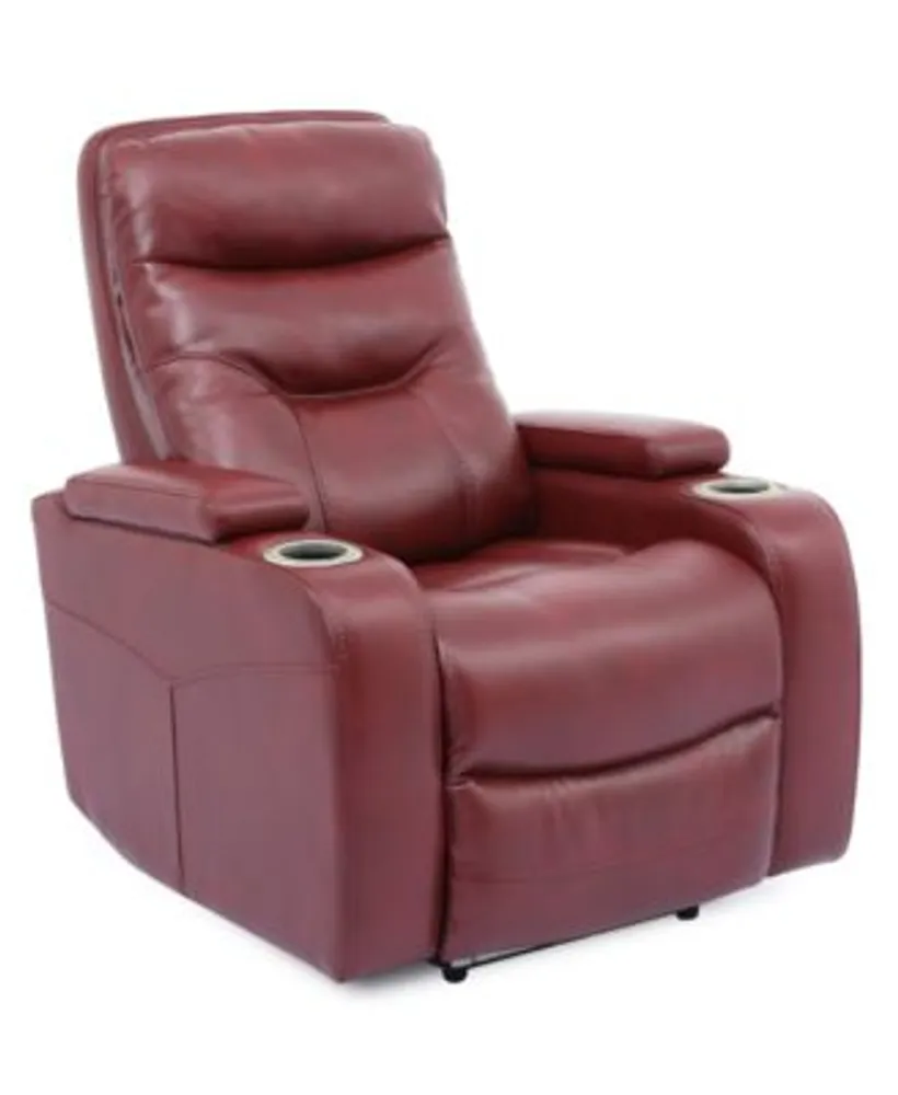 Furniture Jabarr Beyond Leather Recliner, Created for Macy's