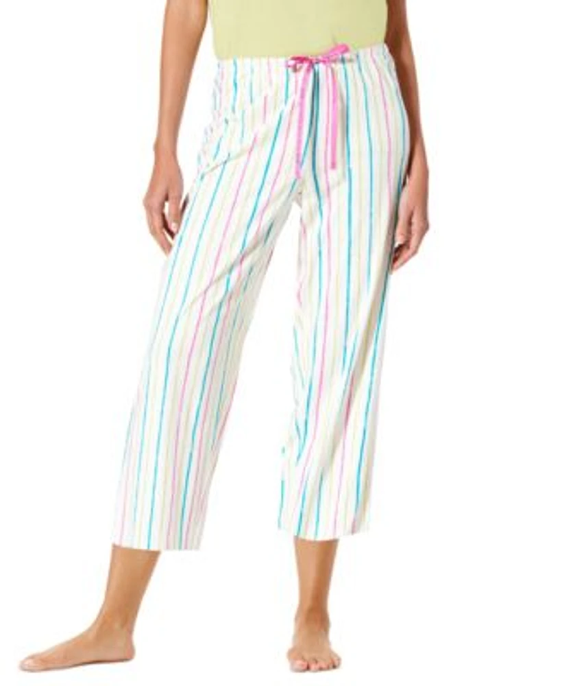 Cotton capri pajama bottoms discount