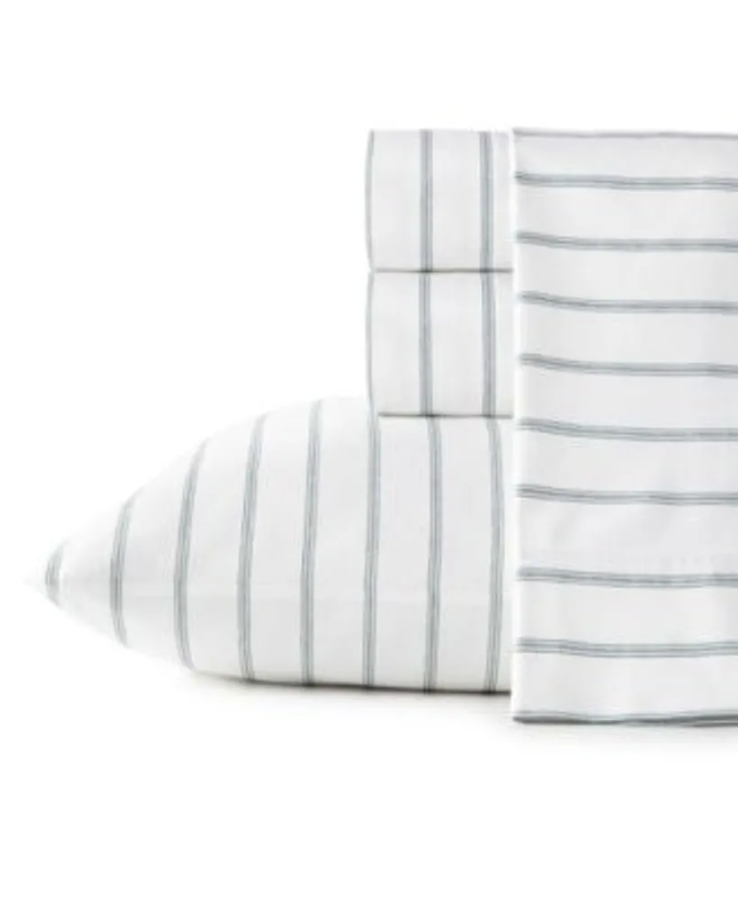 Stone Cottage Trenton Stripe Cotton Percale Twin Sheet Set