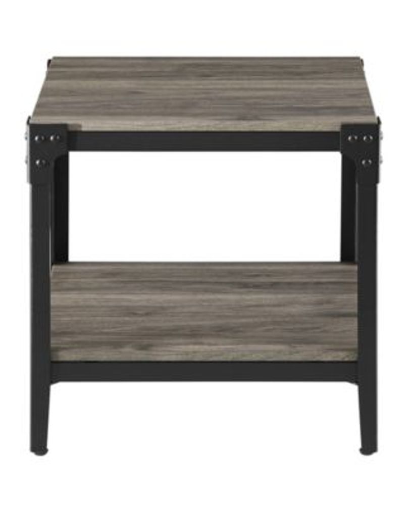 Walker Edison Rustic Wood End Side Table, Set Of 2 | Mall of America®