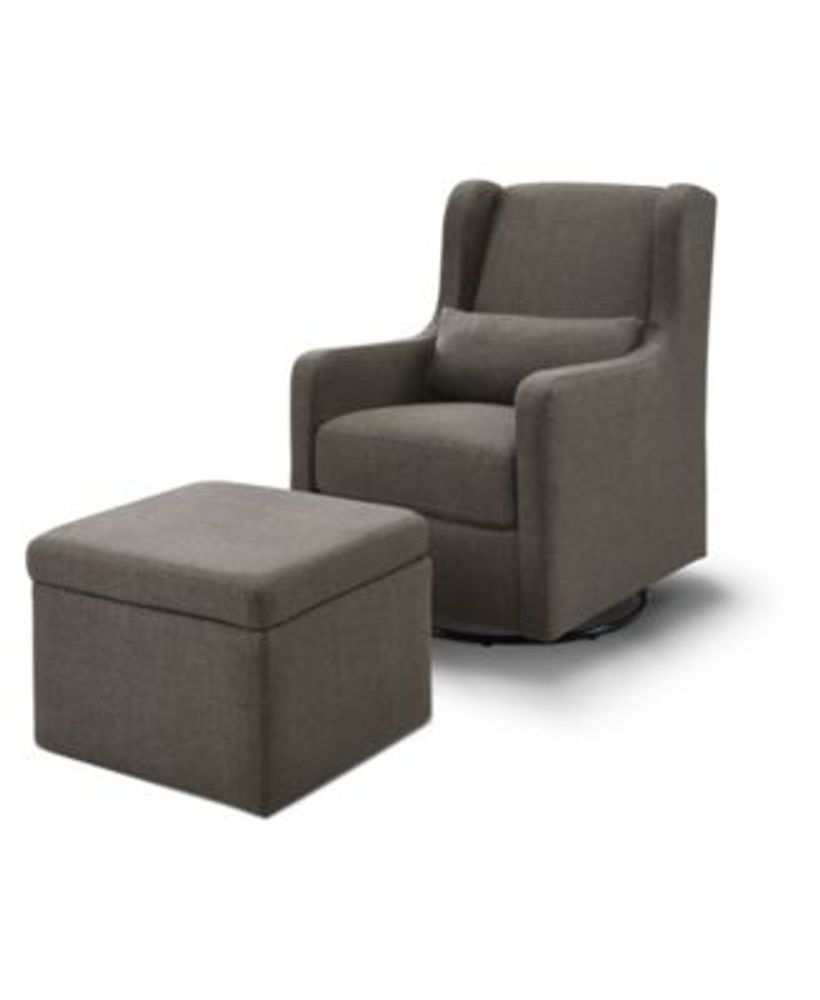 Carter's by DaVinci Adrian Swivel Glider and Storage Ottoman Set Mall