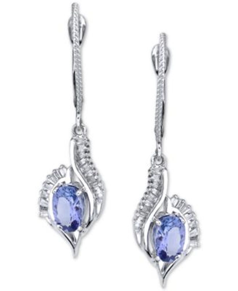 Tanzanite cheap earrings macys