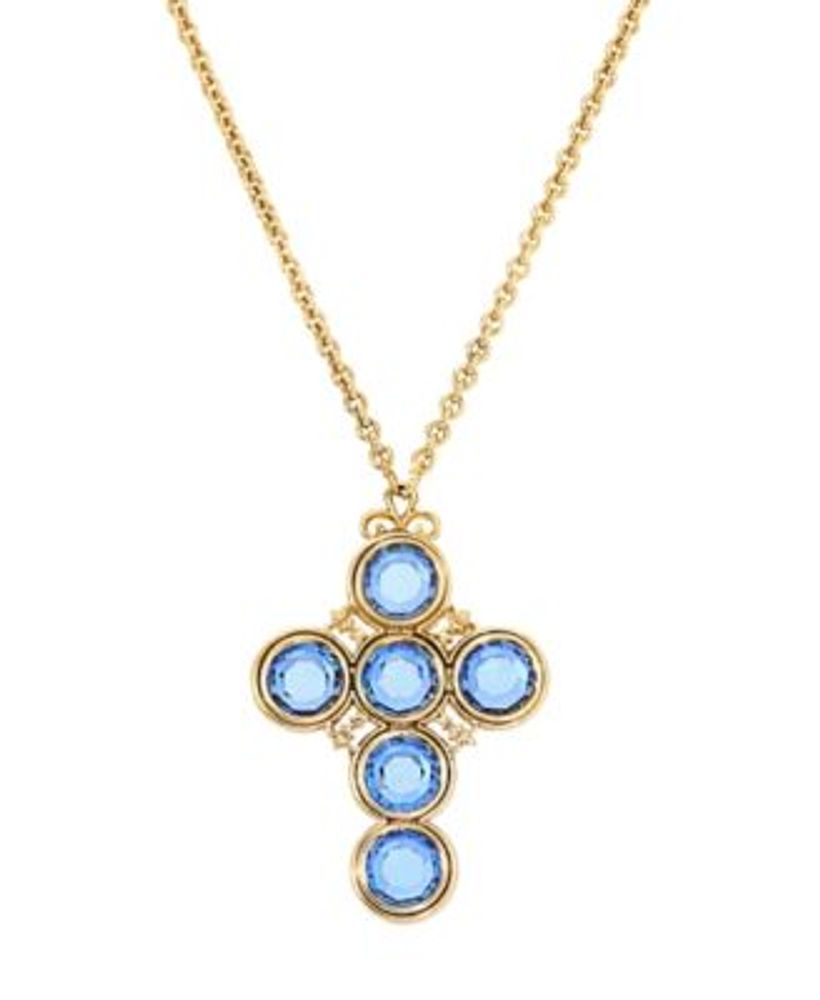 2028 Crystal Cross Necklace, 28" Mall of America®