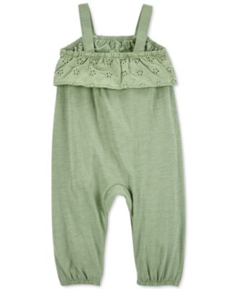 Macys green jumpsuit clearance