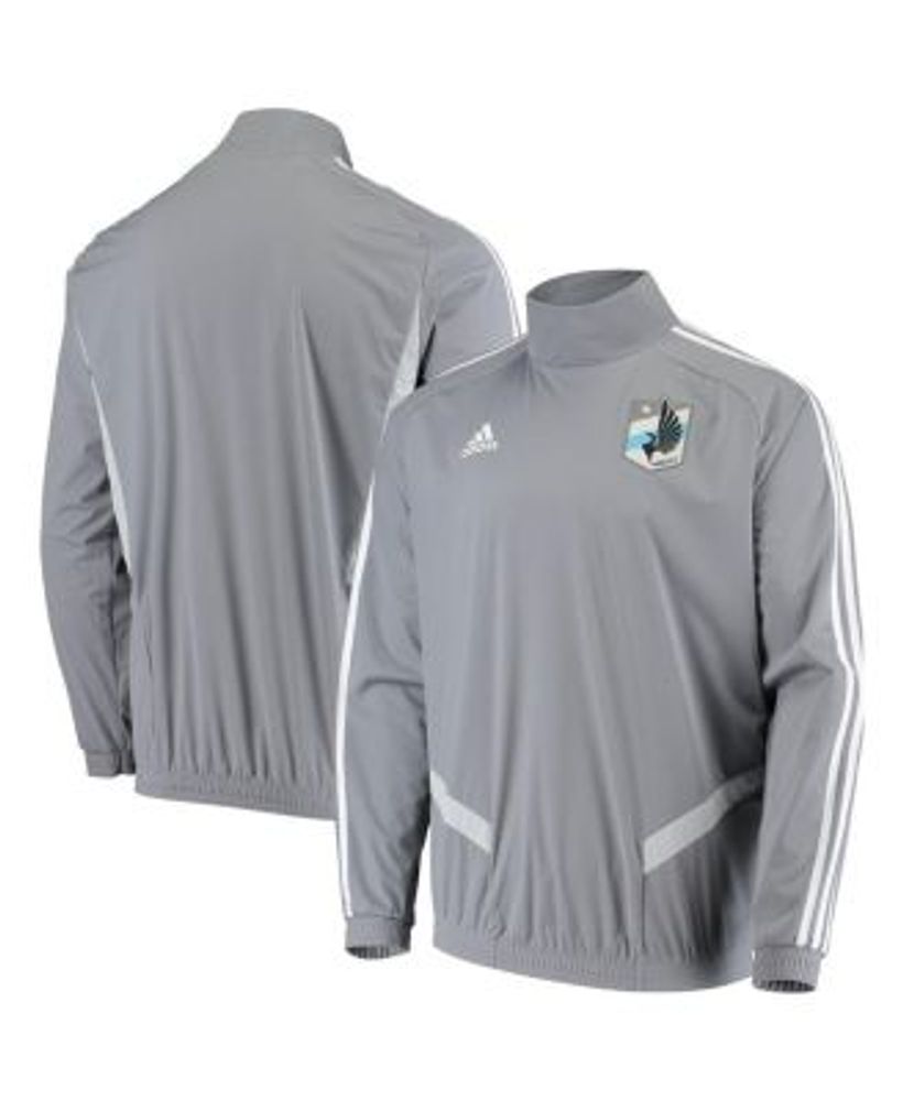 Adidas Men s Gray Minnesota United FC climastorm Pullover Rain