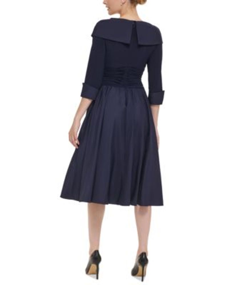 Portrait collar deals cocktail dress