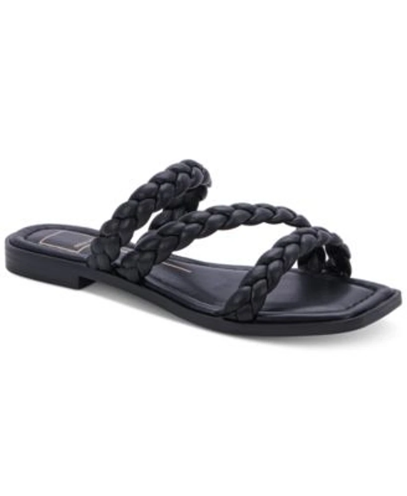 Asymmetrical slide cheap sandals
