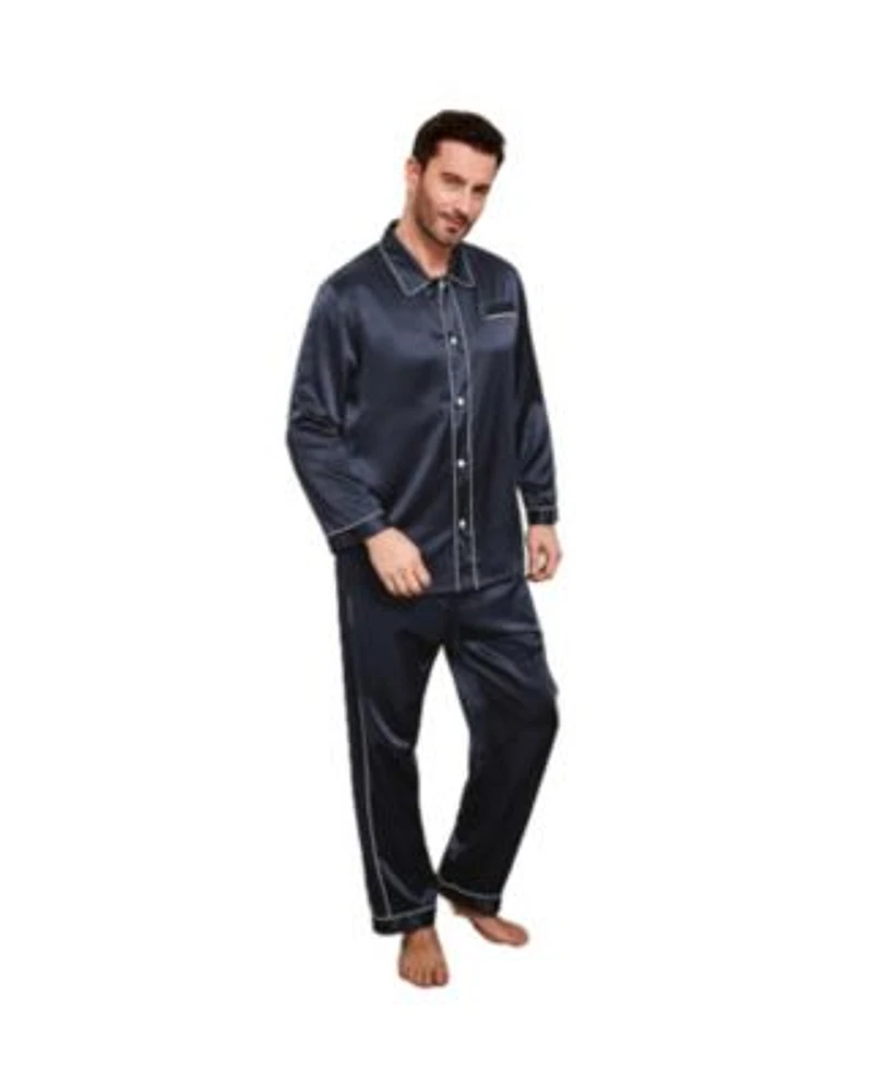 Macys mens silk sale pajamas