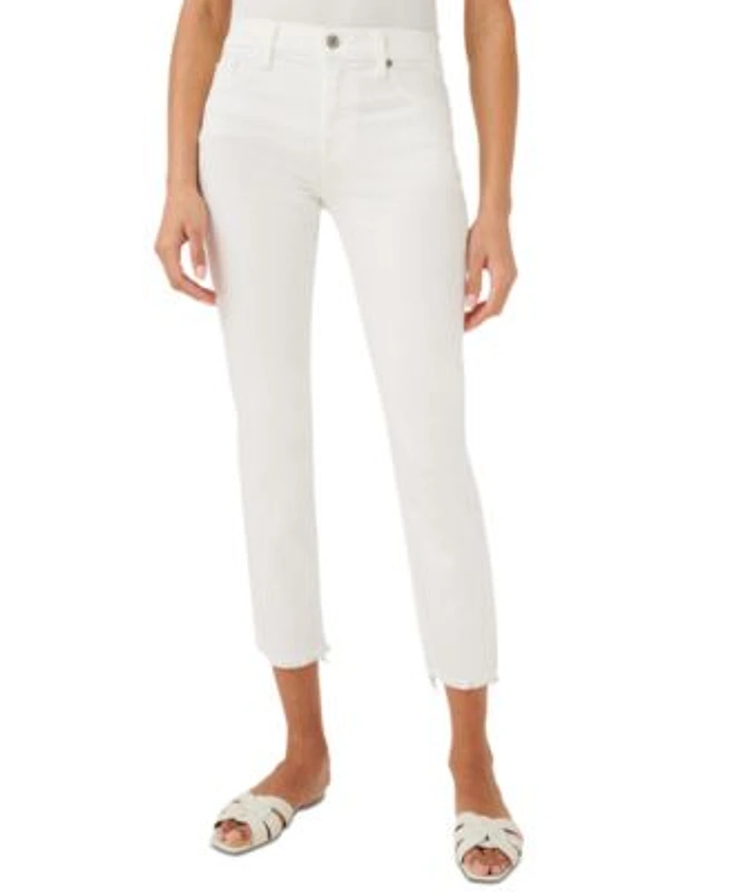 7 For All Mankind Women s Roxanne Frayed Hem Ankle Jeans