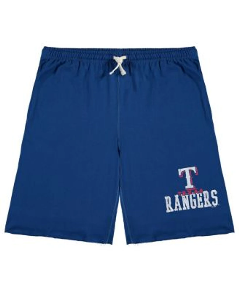 Profile Men s Royal Texas Rangers Big and Tall French Terry Shorts