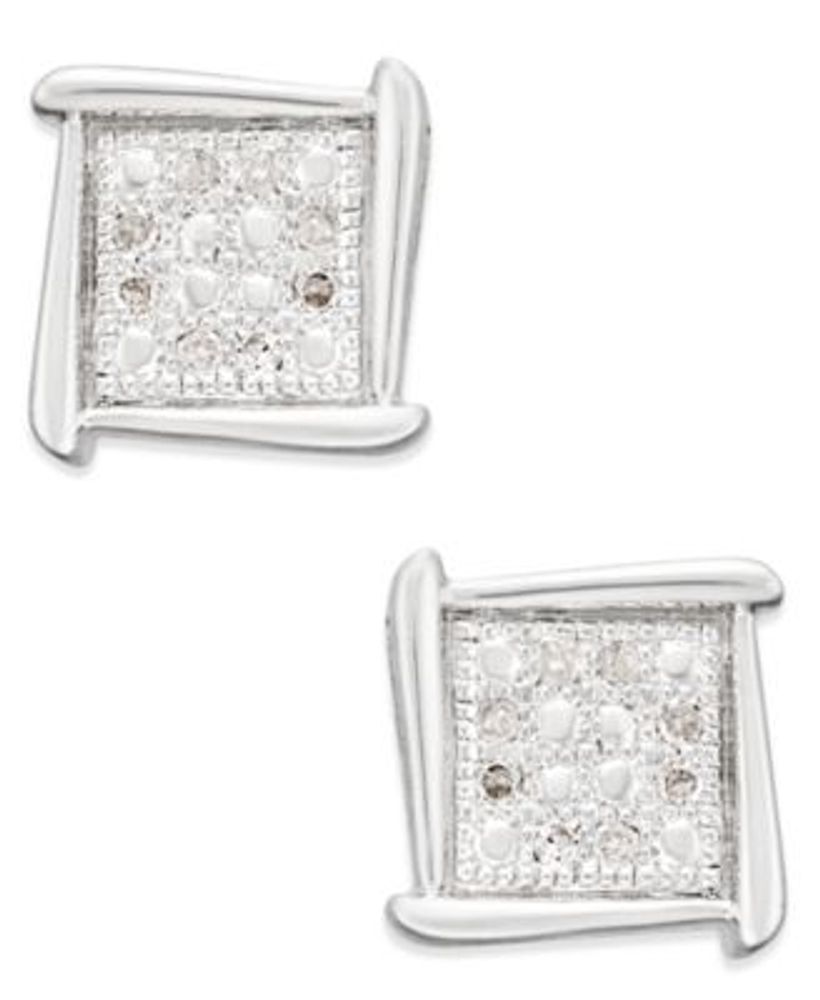 Macy's diamond stud cheap earrings black friday