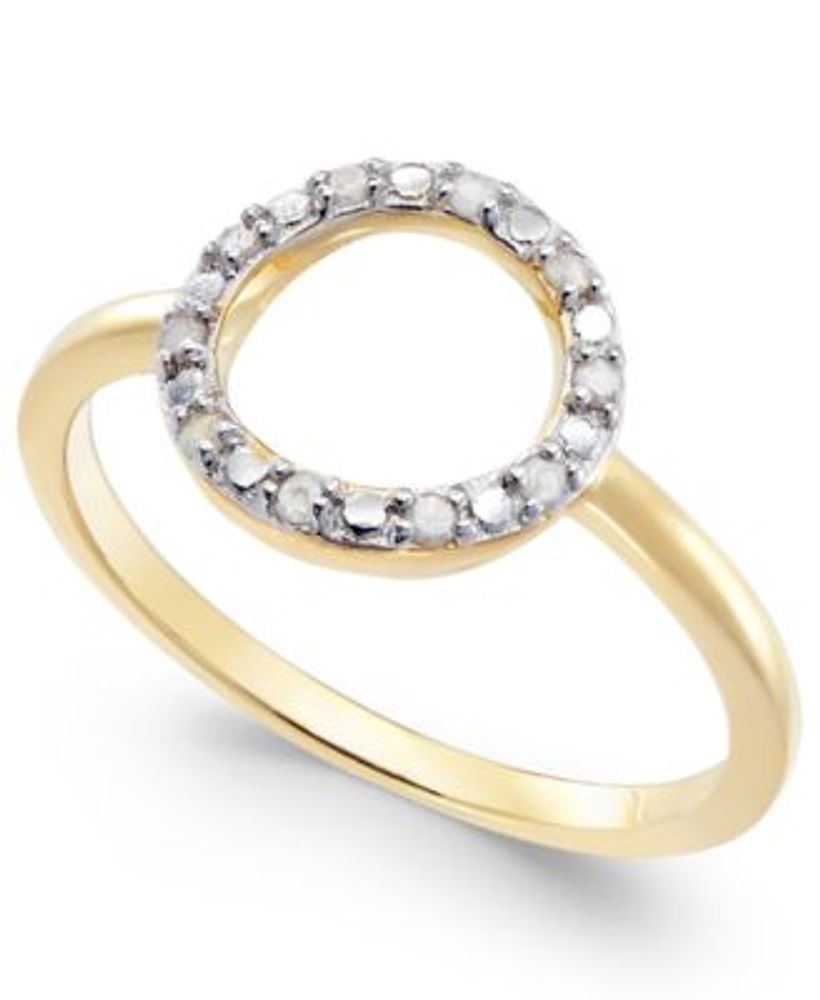 Macy's Diamond Circle Ring (1/10 ct. t.w.) Mall of America®