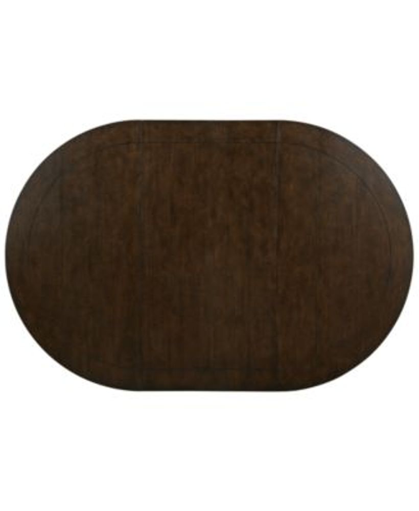 Furniture Baker Street Round Expandable Dining Table, Created for Macy