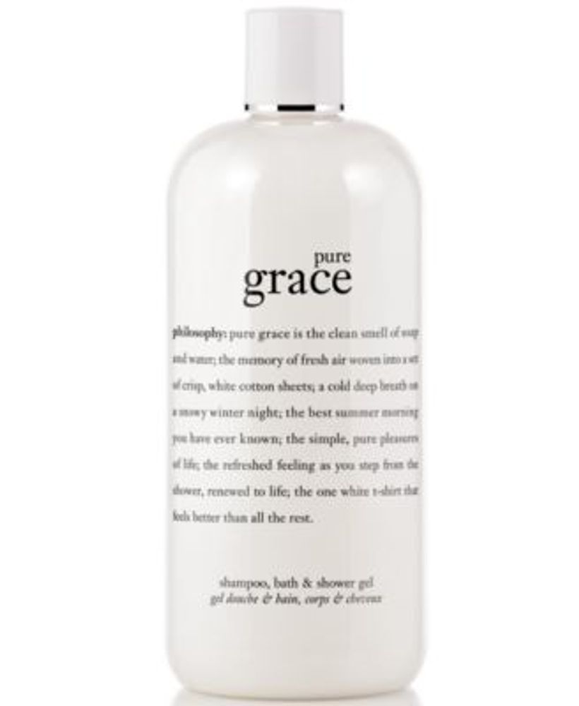 Philosophy Pure grace 3in1 shampoo, shower gel and bubble bath, 16 oz