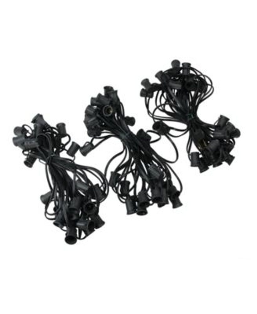 Northlight 100' Commercial C9 Christmas Light Socket Set 12" Spacing