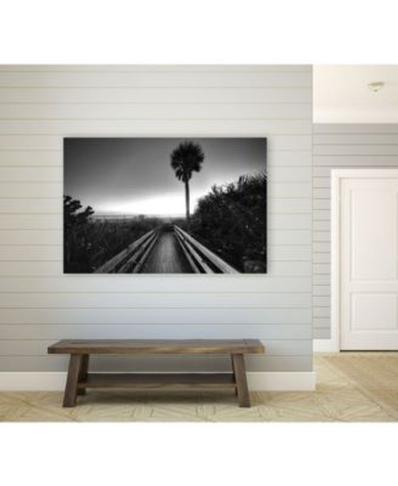 Giant Art 40" x 30" Beach Walk Museum Mounted Canvas Print Mall of