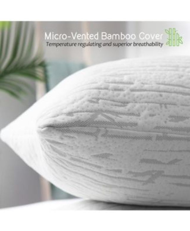 Clara clark bamboo memory foam pillow online