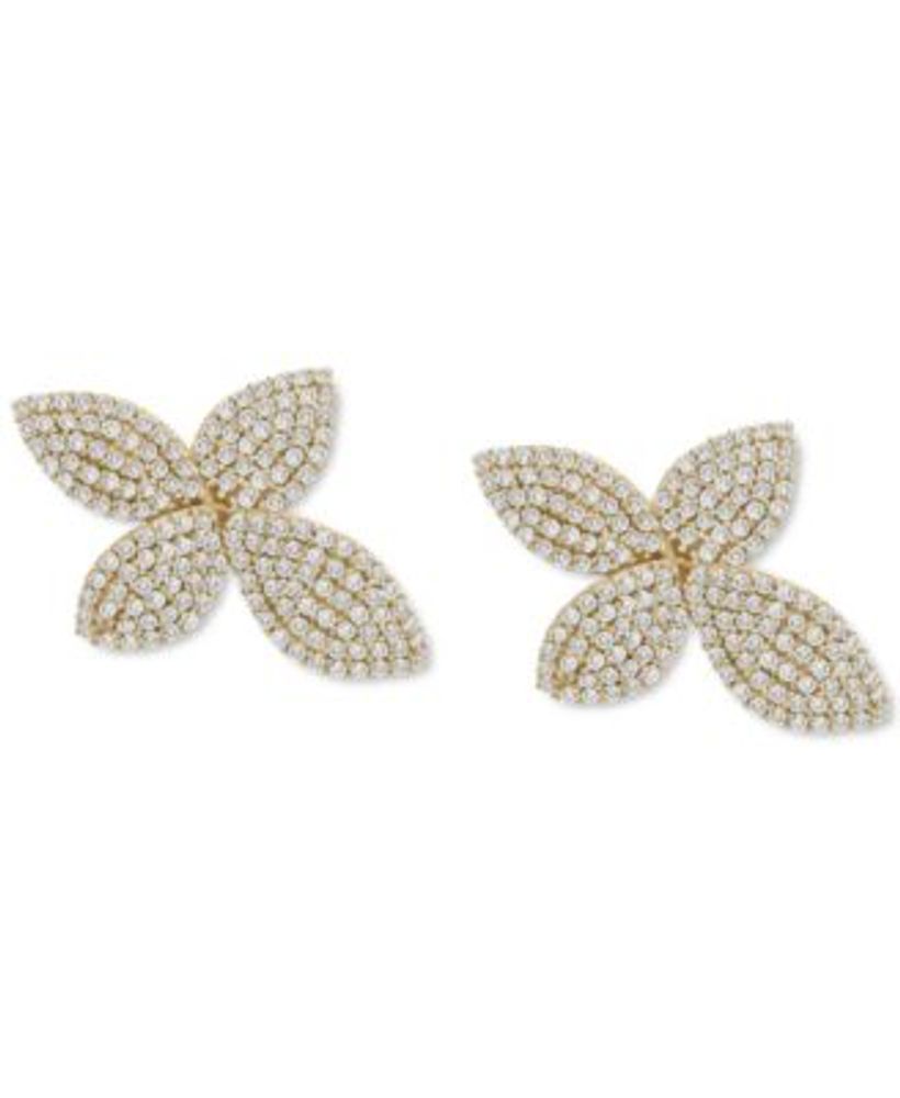 Macy's diamond flower earrings new arrivals