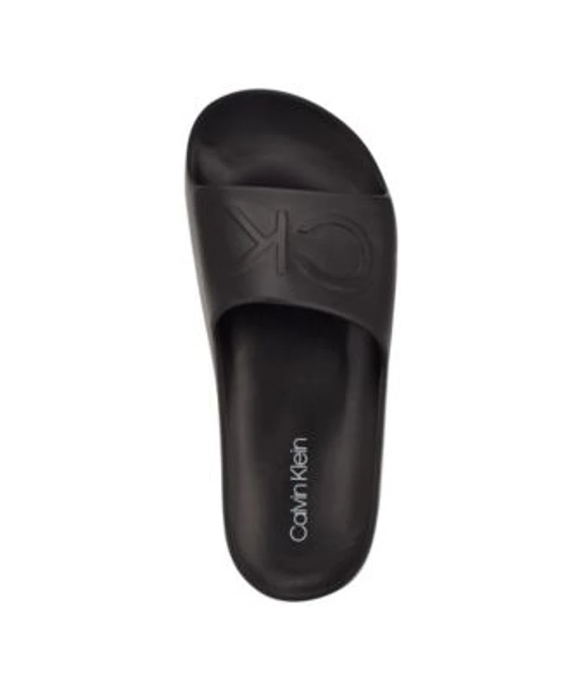 Calvin Klein Women s Holly Logo Platform Slide Sandals Mall of