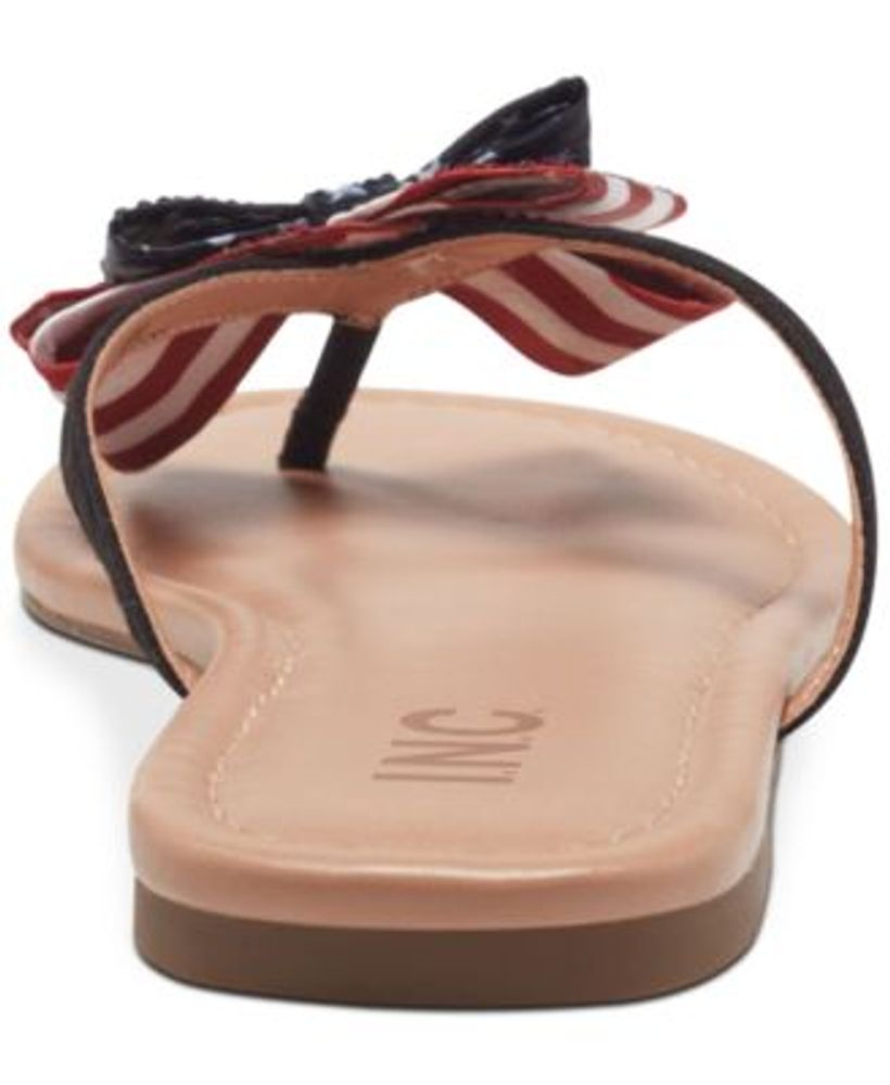 Inc mabae bow deals flat sandals