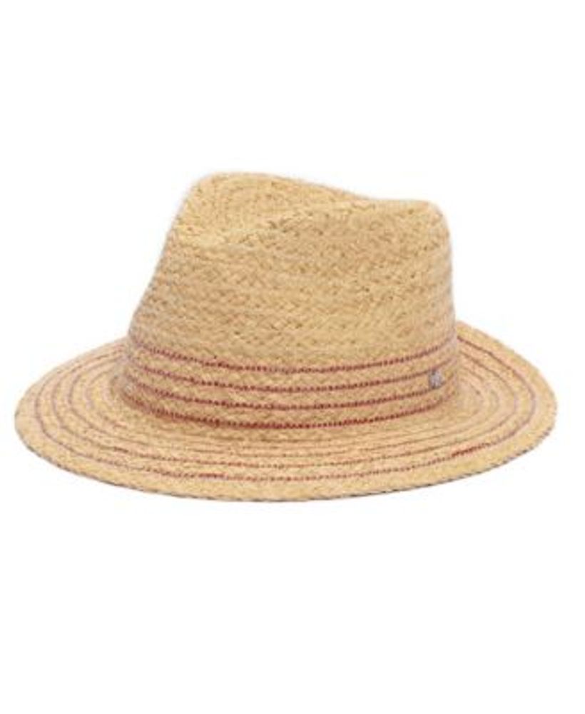 Lauren Ralph Lauren Women's Raffia Pinstripe Fedora Hat Mall of America®