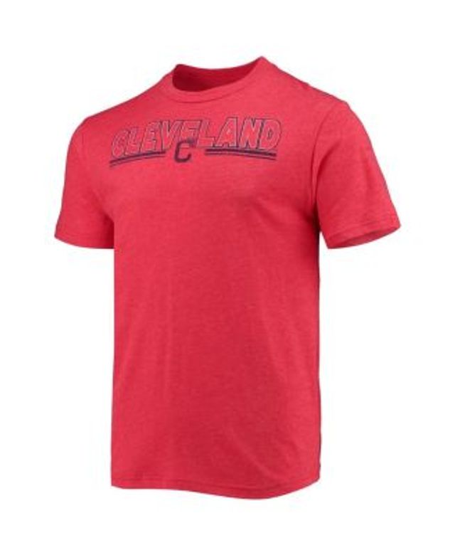 Concepts Sport Men's Navy, Red Cleveland Indians Meter T-shirt and