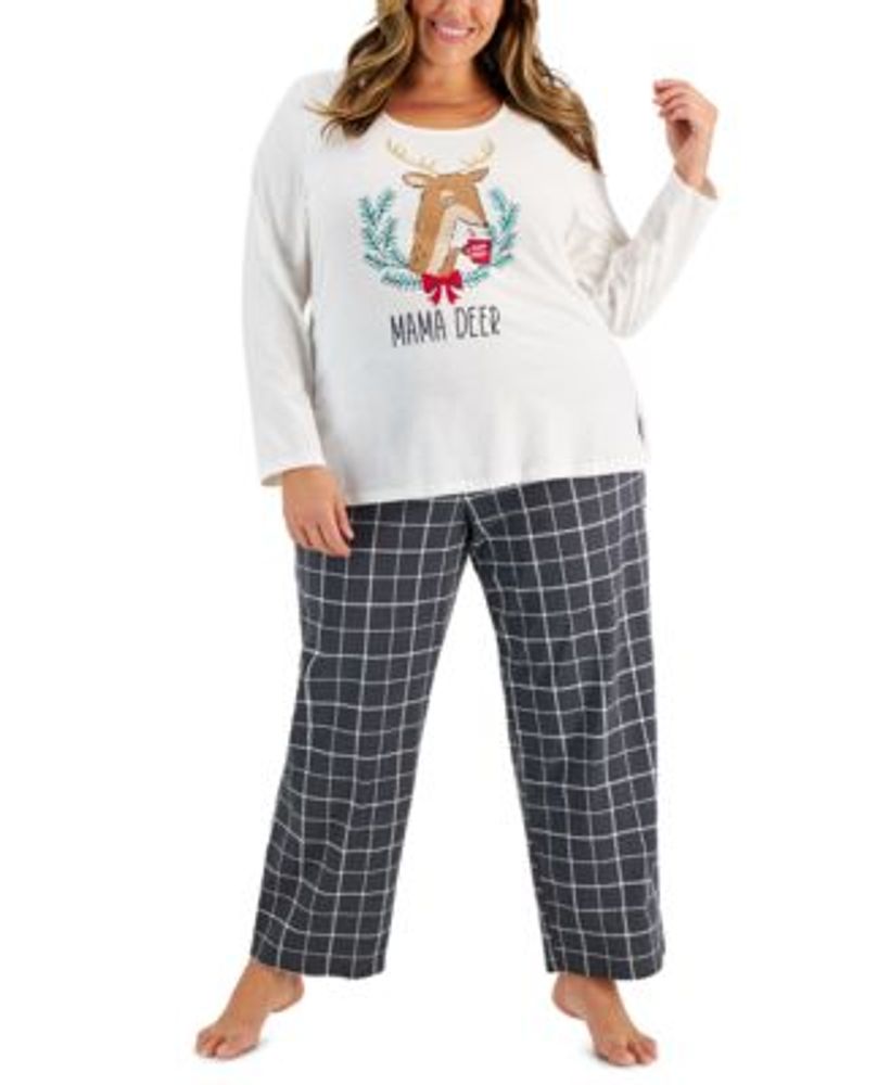 Macys womens christmas best sale pajamas