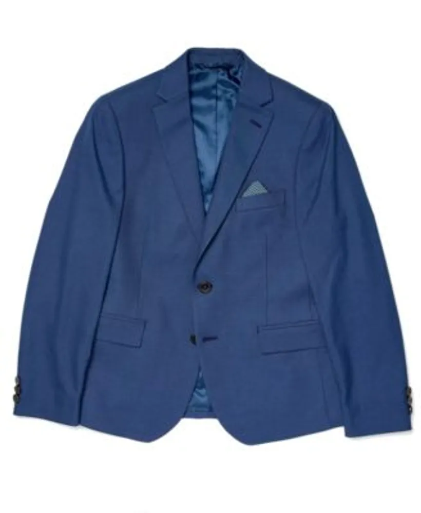 Lauren Ralph Lauren Big Boys Husky Sharkskin Classic Sport Coats