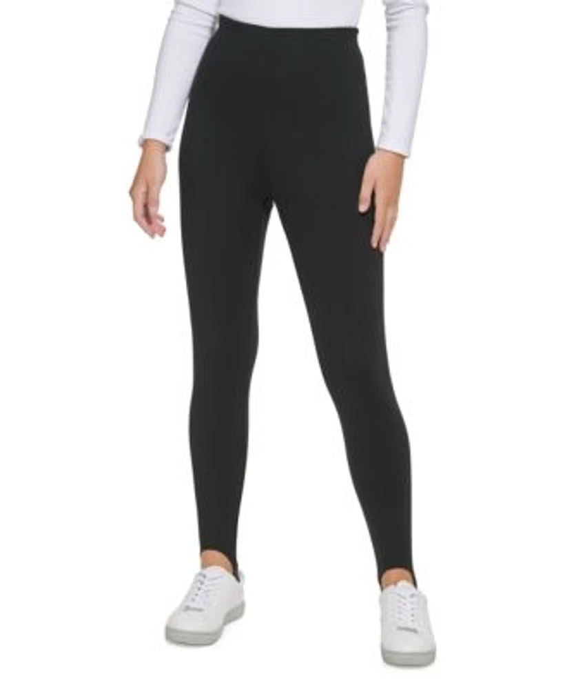 Calvin Klein Jeans Petite Pull On High Waist Stirrup Leggings