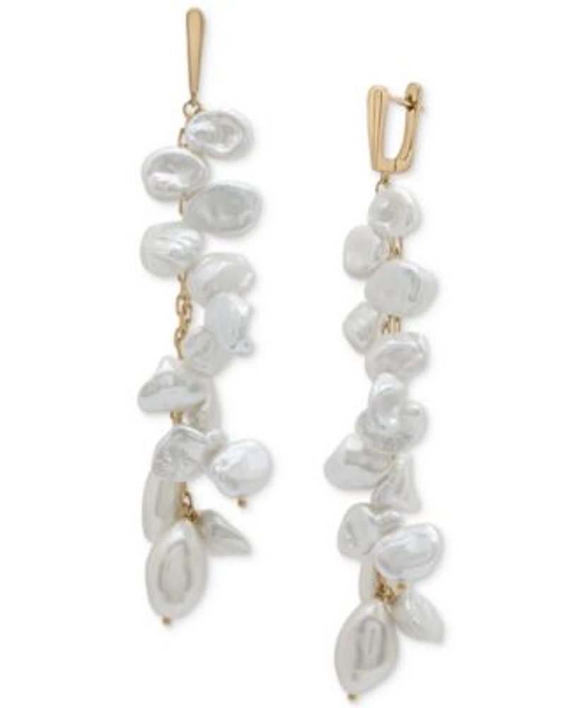 Macy's freshwater pearl earrings on sale