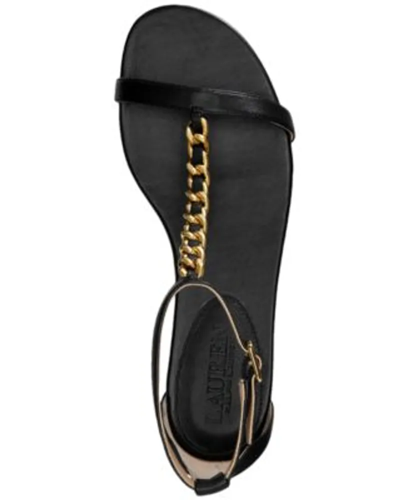 Macy's black on sale flat sandals