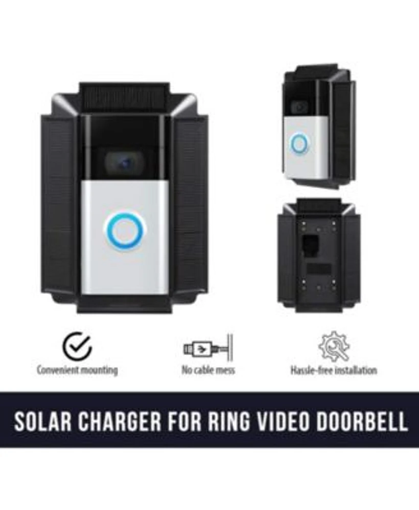 Wasserstein Solar Charger Mount Compatible with Ring Video