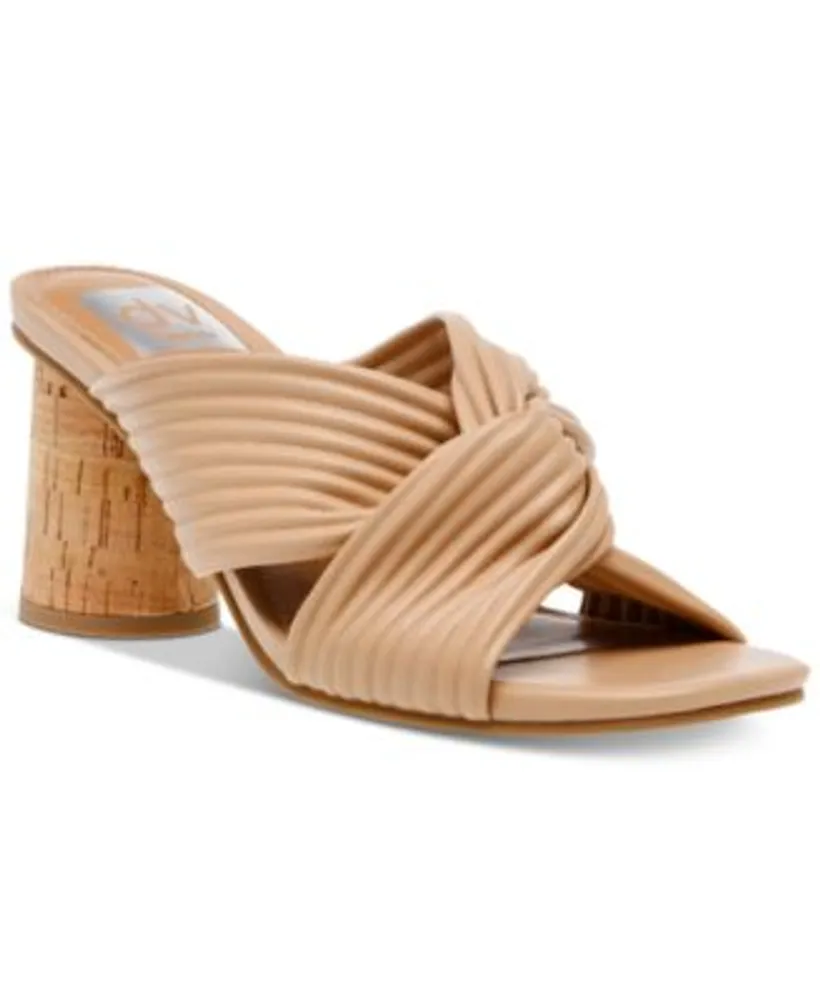 DV Dolce Vita Women's Fallon Soft-Volume Knotted Dress Sandals