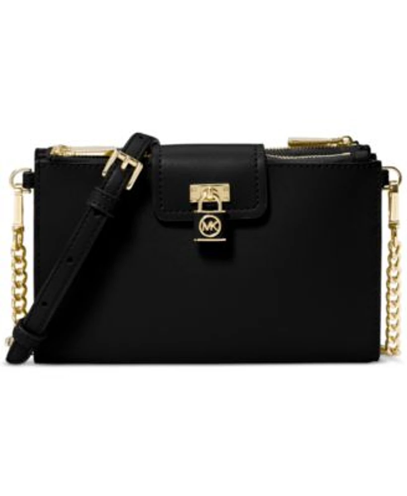 Michael Kors Ruby Small Double Zip Leather Crossbody Hawthorn Mall