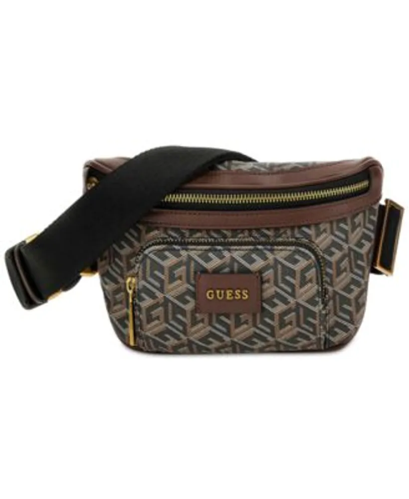 GUESS Men's Ederlo Compact Faux-Leather Belt Bag | Montebello Town