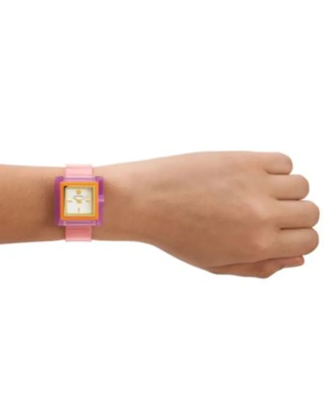 Tory Burch Women's The Sedgwick Pink Polyurethane Strap Watch 33mm