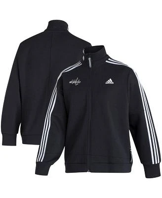 Adidas Women s Black St. Louis Blues Snap Full Zip Jacket