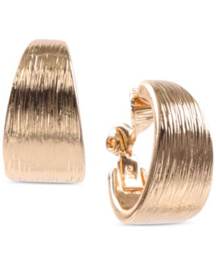 Anne klein earrings clip hotsell on