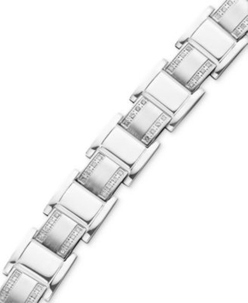 Macys mens stainless steel bracelet online