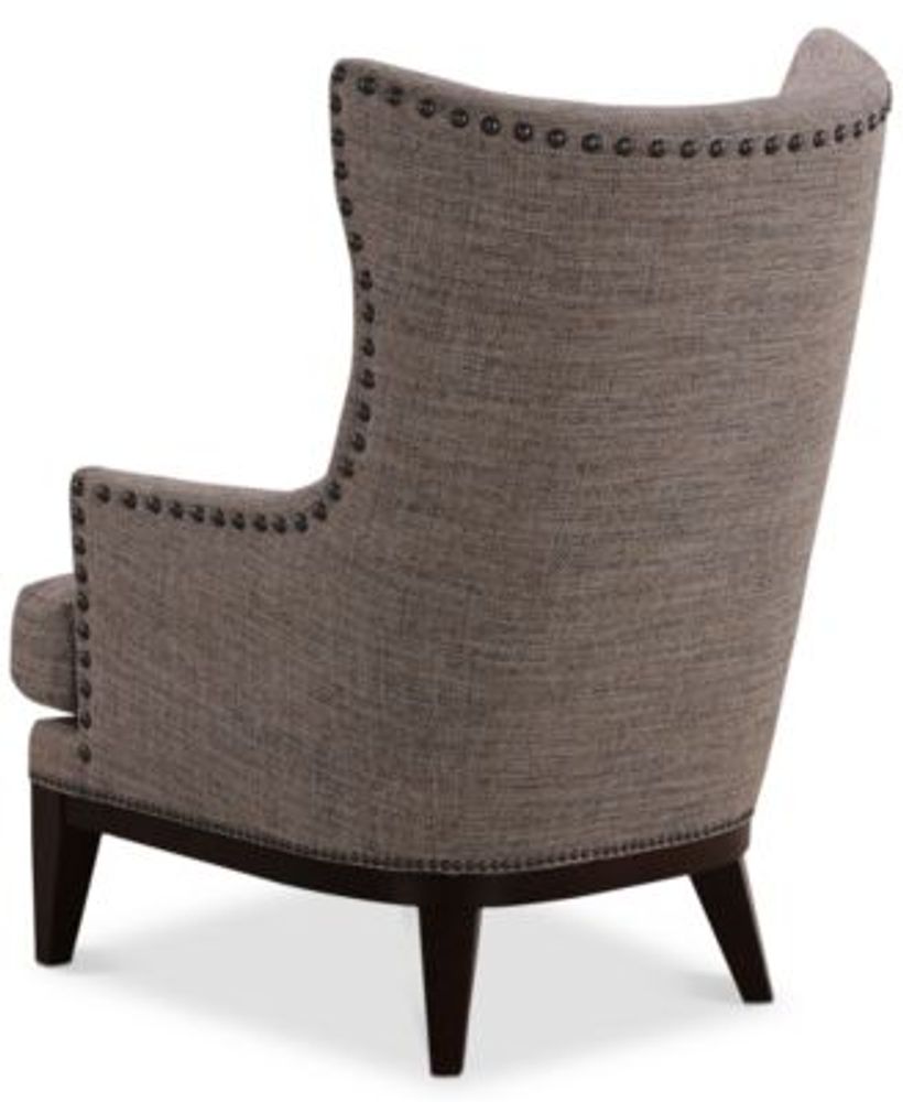 Furniture Roselake Fabric Accent Chair & Ottoman Set, Created for Macy's Mall of America®