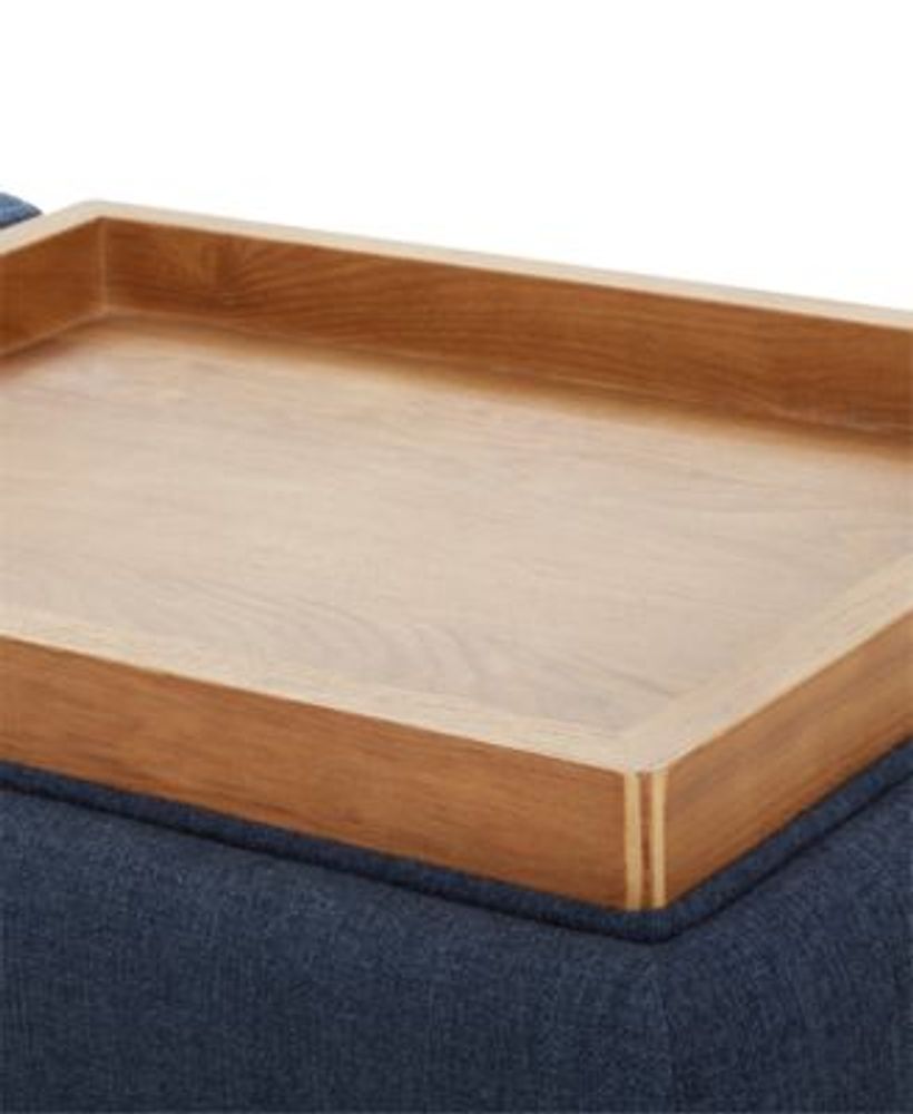 Jollene fabric shop storage cocktail ottoman