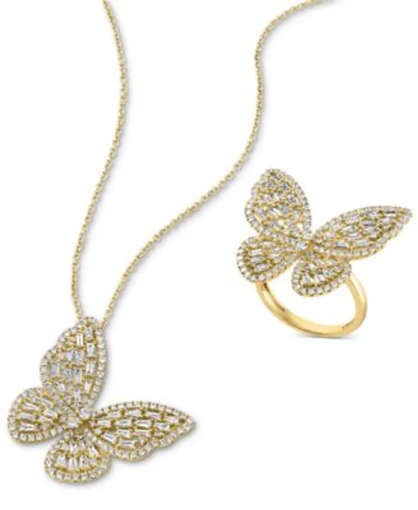 Macy's effy diamond on sale necklace