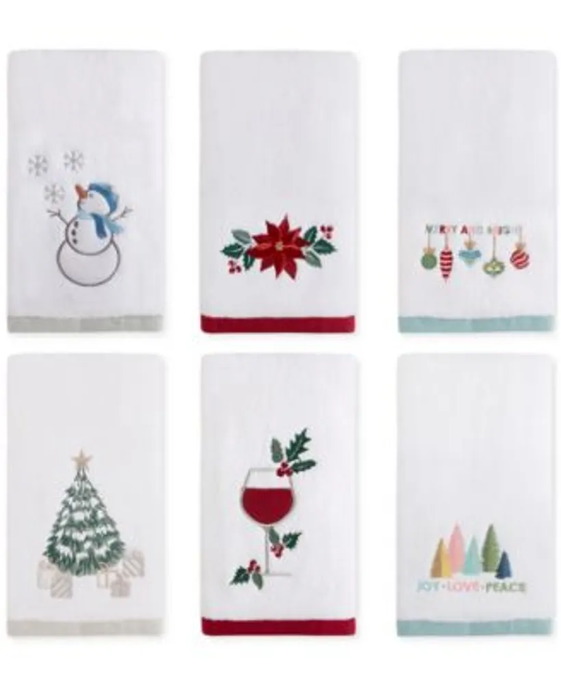 Holiday top bath towels