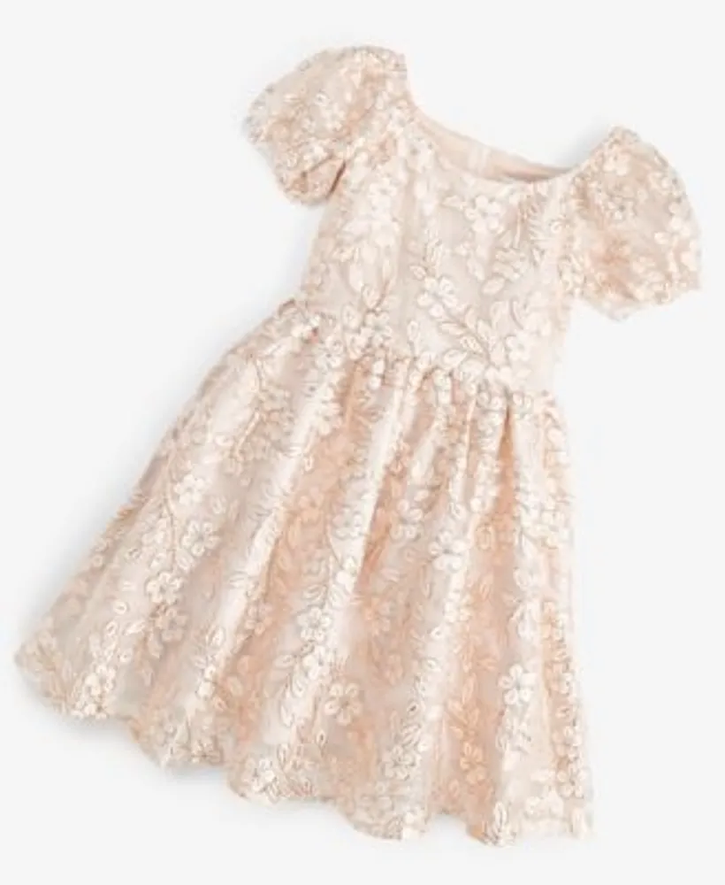 Rare Editions Girls Metallic Brocade Dress Mall of America