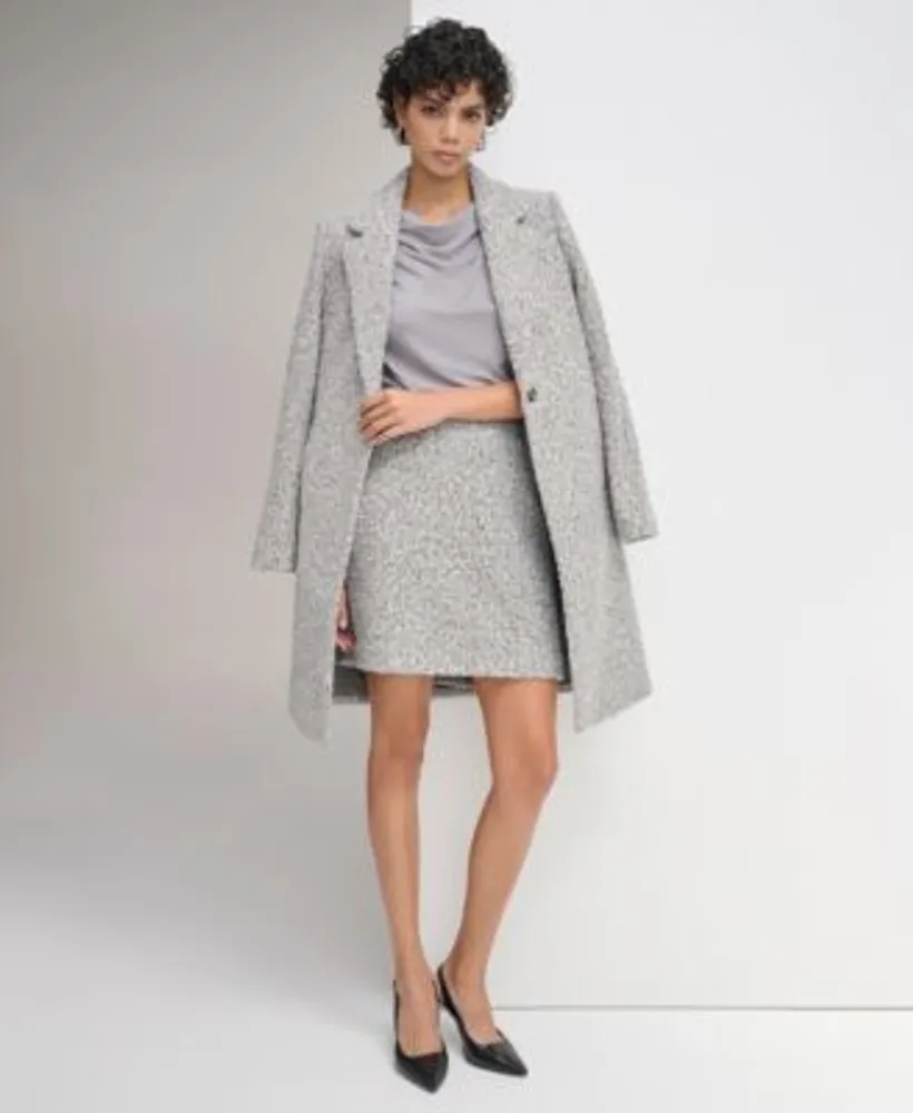 Calvin klein skirted coat sales