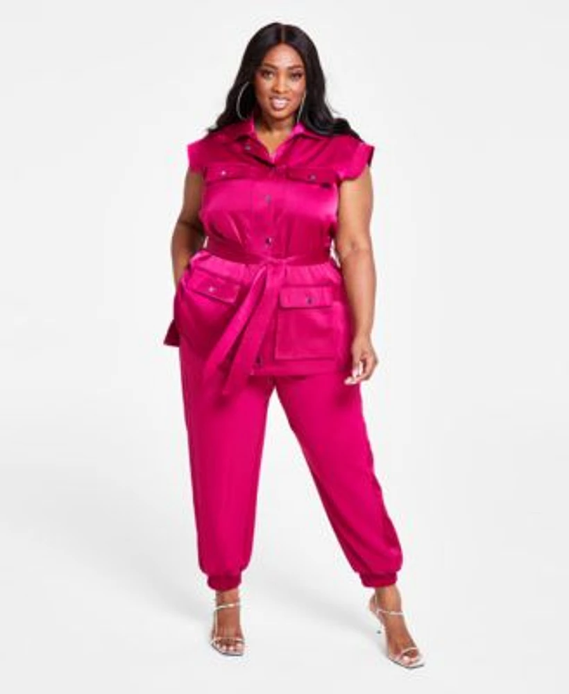 Macys plus size vest hotsell