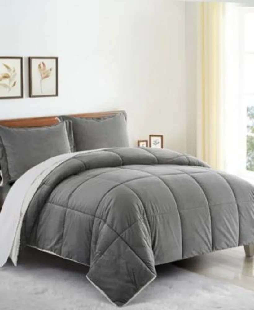 Unikome Classic 3 Piece Winter Quilt Sherpa Ultra Soft Reversible